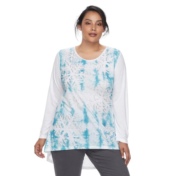 Plus Size Mccc Winter Tee, Women's, Size: 2xl, White