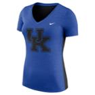 Women's Nike Kentucky Wildcats Dri-fit Touch Tee, Size: Xl, Blue
