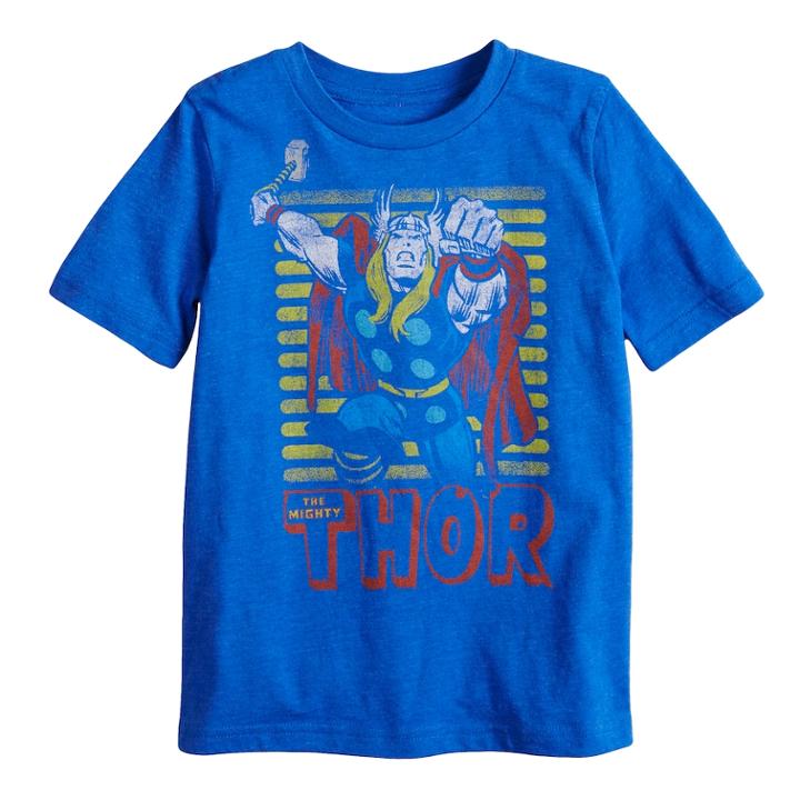 Boys 4-10 Jumping Beans&reg; The Mighty Thor Graphic Tee, Size: 10, Blue