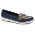 Grasshoppers Windham Women's Slip-on Boat Shoes, Size: Medium (8), Blue (navy)