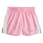 Girls 7-16 Nike Dri-fit Black Running Shorts, Size: Medium, Dark Pink