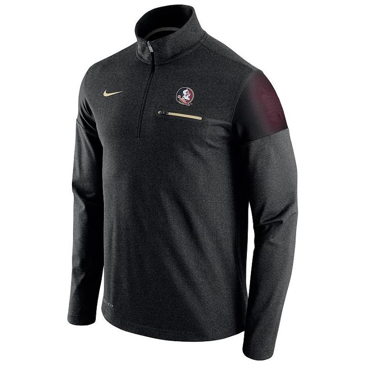Men's Nike Florida State Seminoles Elite Coaches Dri-fit Pullover, Size: Medium, Ovrfl Oth, Comfort Wear