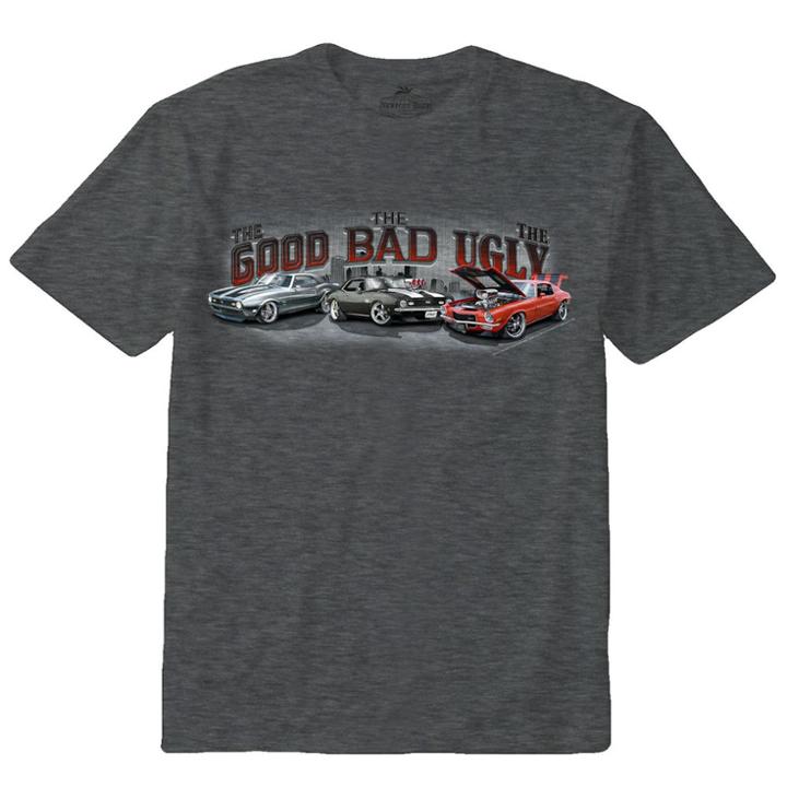 Men's Newport Blue Graphic Tee, Size: Large, Dark Grey