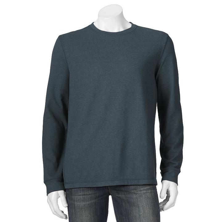 Men's Croft & Barrow&reg; Classic-fit Solid Tee, Size: Small, Dark Blue