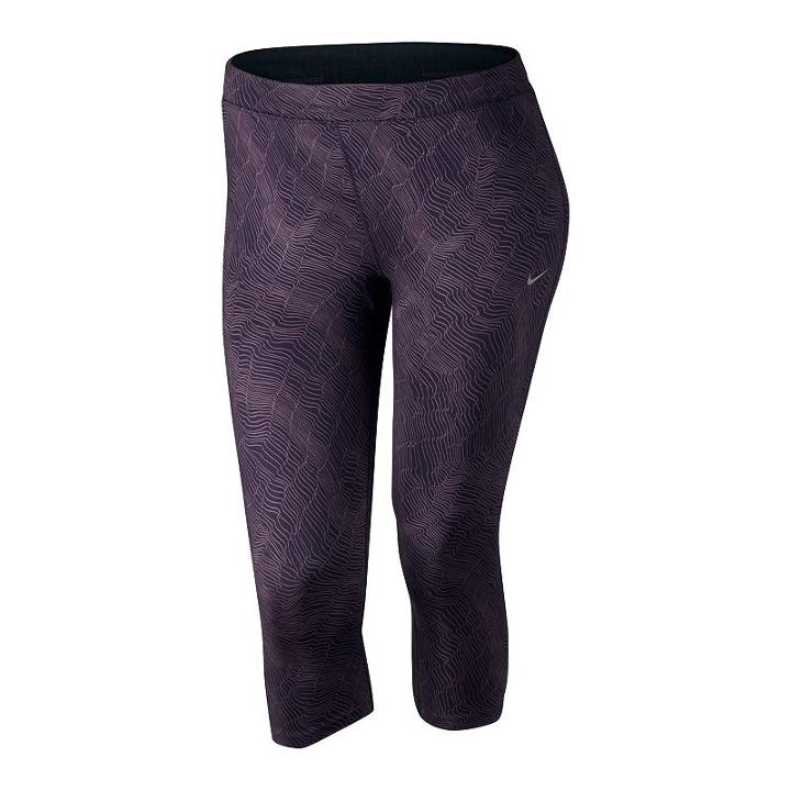 Plus Size Nike Power Essential Workout Crop Leggings, Women's, Size: 2xl, Purple