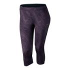 Plus Size Nike Power Essential Workout Crop Leggings, Women's, Size: 2xl, Purple