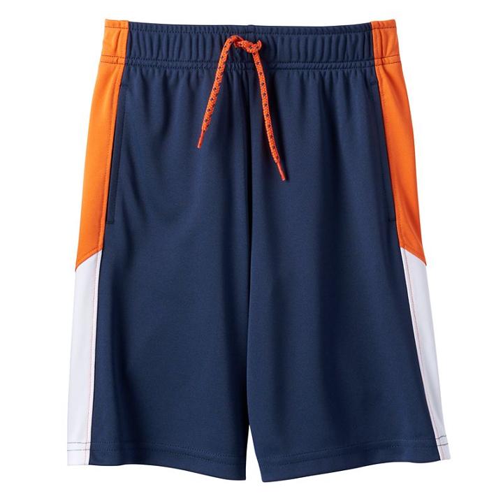 Jumping Beans, Boys 4-10 &reg; Two-tone Side Stripe Performance Shorts, Boy's, Size: 4, Blue