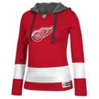 Women's Reebok Detroit Red Wings Hooded Jersey Tee, Size: Xxl, Multicolor