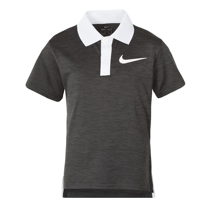 Boys 4-7 Nike Dri-fit Cross Dyed Heathered Polo, Size: 4, Dark Grey
