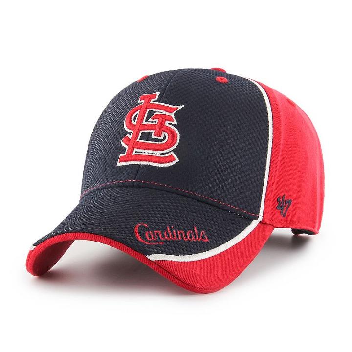 Adult '47 Brand St. Louis Cardinals Kobuck Mvp Adjustable Cap, Red
