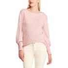 Women's Chaps Button-shoulder Sweater, Size: Small, Pink