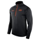 Men's Nike Oklahoma State Cowboys Quarter-zip Therma Top, Size: Xxl, Black