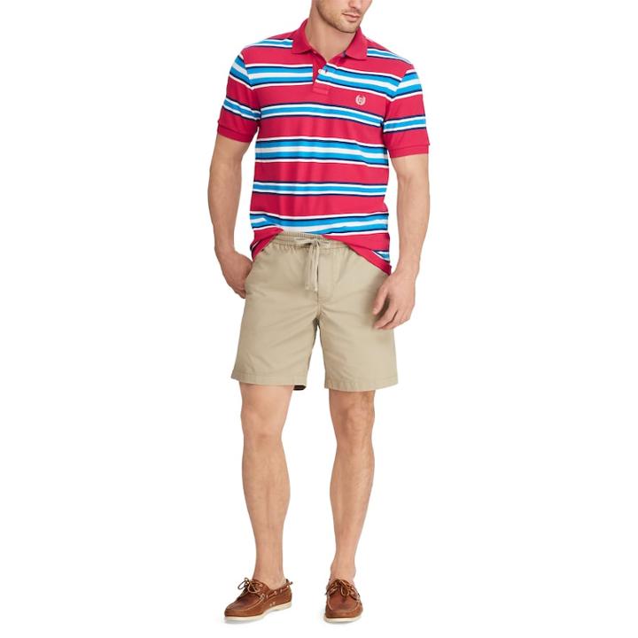 Men's Chaps Classic-fit Striped Pique Polo, Size: Xxl, Red