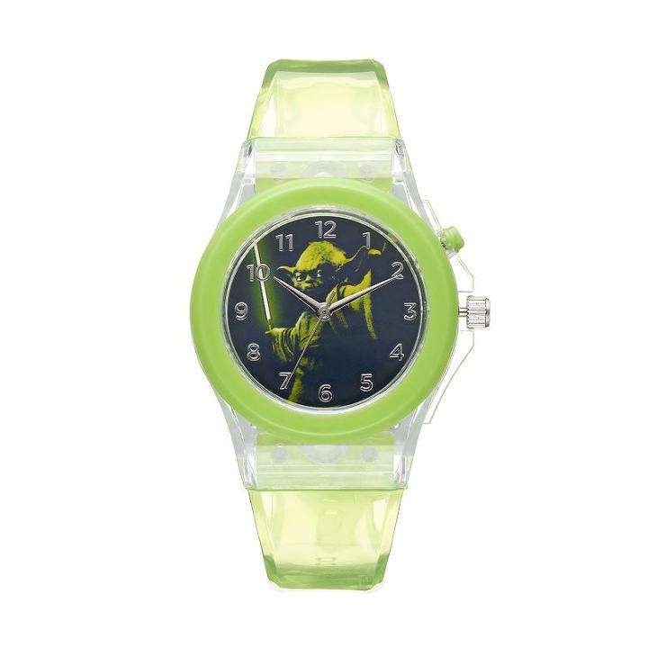 Star Wars Yoda Kids' Light-up Watch, Boy's, Size: Medium, Green