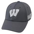 Youth Top Of The World Wisconsin Badgers Bolster Mesh Cap, Boy's, Grey