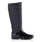 Henry Ferrera J Women's Water-resistant Padded Rain Boots, Size: 9, Black