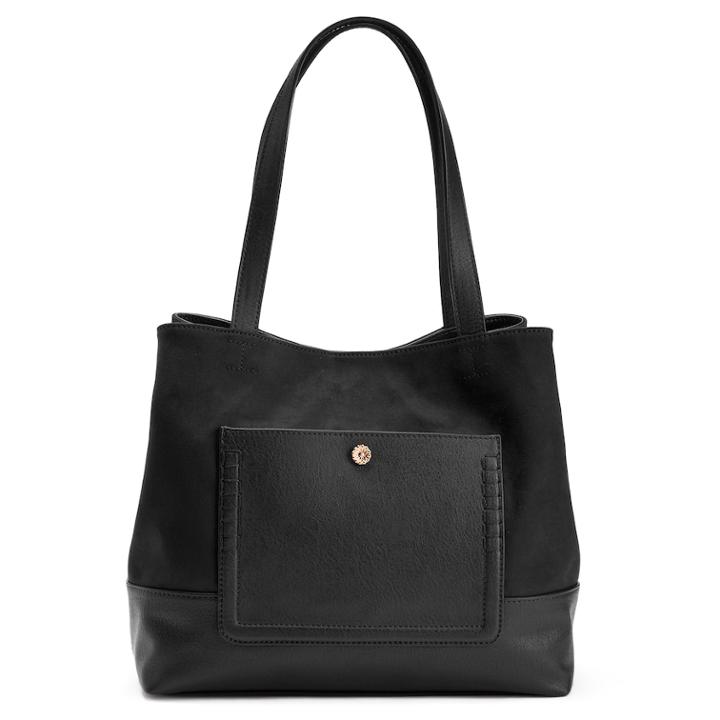Lc Lauren Conrad Pine Tote, Women's, Black