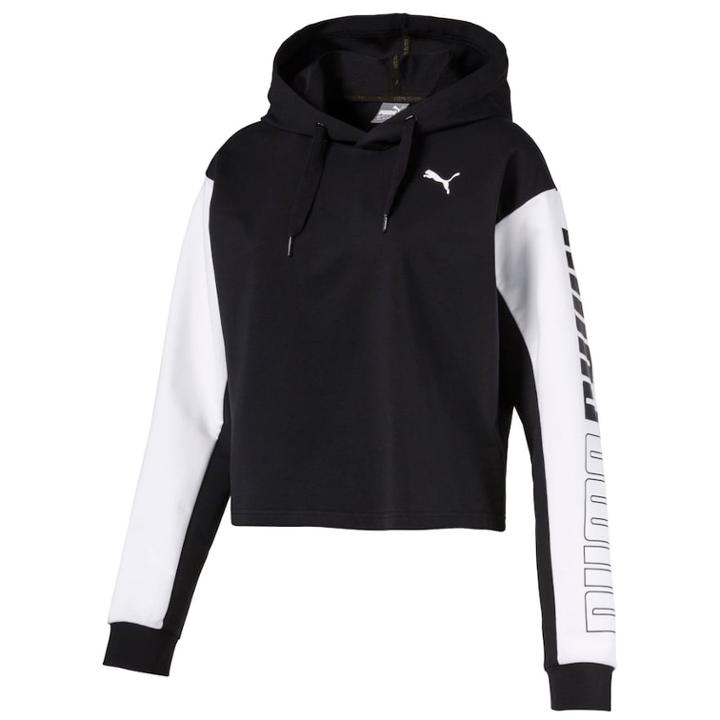 Women's Puma Modern Sport Graphic Hoodie, Size: Xl, Black
