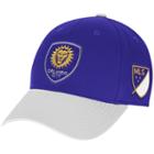 Adult Adidas Orlando City Sc Authentic Team Flex-fit Cap, Size: L/xl, Purple