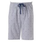 Men's Croft & Barrow&reg; True Comfort Stretch Sleep Shorts, Size: Small, Dark Blue
