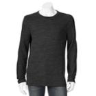 Big & Tall Apt. 9&reg; Modern-fit Waffle-weave Crewneck Tee, Men's, Size: Xxl Tall, Black