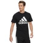 Men's Adidas Fill Card Tee, Size: Large, Black