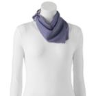 Sonoma Goods For Life&trade; Pop Border Square Scarf, Women's, Light Blue