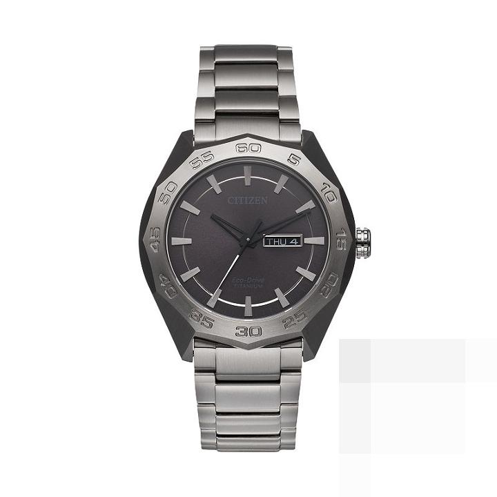 Citizen Eco-drive Men's Super Titanium Watch, Grey