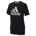 Boys 8-20 Adidas Motivational Logo Tee, Size: Large, Black