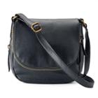 Sonoma Goods For Life&trade; Gertie Saddle Crossbody Bag, Women's, Black