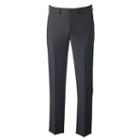 Men's Van Heusen Premium No Iron Straight-fit Flat-front Dress Pants, Size: 30x32, Dark Grey