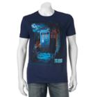 Men's Dr. Who & The Daleks Tardis Tee, Size: Large, Blue (navy)