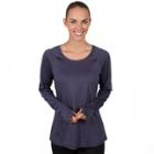 Women's Jockey Sport Ergo Performance Long Sleeve Tee, Size: Small, Med Blue