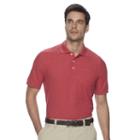 Men's Croft & Barrow&reg; True Comfort Classic-fit Pocket Pique Performance Polo, Size: Xxl, Med Red