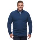 Big & Tall Izod Advantage Regular-fit Stretch Performance Fleece Quarter-zip Pullover, Men's, Size: Xl Tall, Turquoise/blue (turq/aqua)