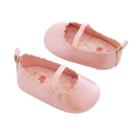 Baby Girl Carter's Scalloped Mary Jane Crib Shoes, Size: Newborn, Pink