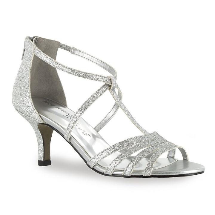Easy Street Gaze Women's Dress Sandals, Size: 6.5 Wide, Silver
