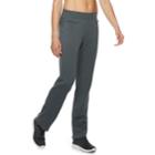 Petite Tek Gear&reg; Fleece Mid-rise Sweatpants, Women's, Size: Pxl Short, Dark Grey