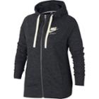 Plus Size Nike Full Zip Hoodie, Women's, Size: 2xl, Grey (charcoal)