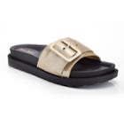 Henry Ferrera Hype Women's Slide Sandals, Size: Medium (6), Gold