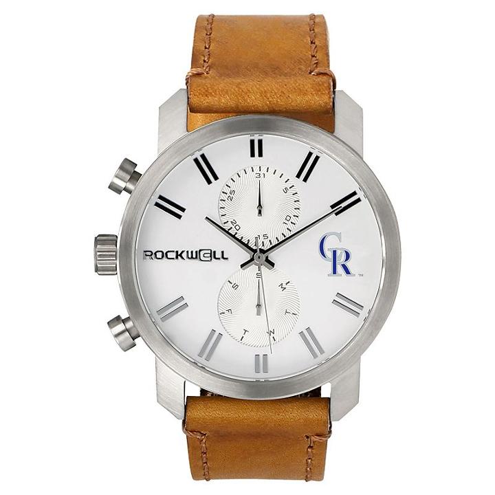 Men's Rockwell Colorado Rockies Apollo Chronograph Watch, Beig/khaki
