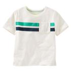 Boys 4-8 Oshkosh B'gosh&reg; Double Striped Tee, Boy's, Size: 4, White