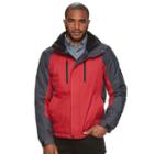 Men's Zeroxposur Arctic Colorblock Hooded Jacket, Size: Xl, Med Red