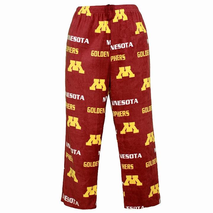 Men's Minnesota Golden Gophers Faade Fleece Lounge Pants, Size: Xxl, Red