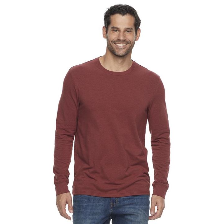 Men's Sonoma Goods For Life&trade; Modern-fit Flexwear Tee, Size: Xxl, Med Red
