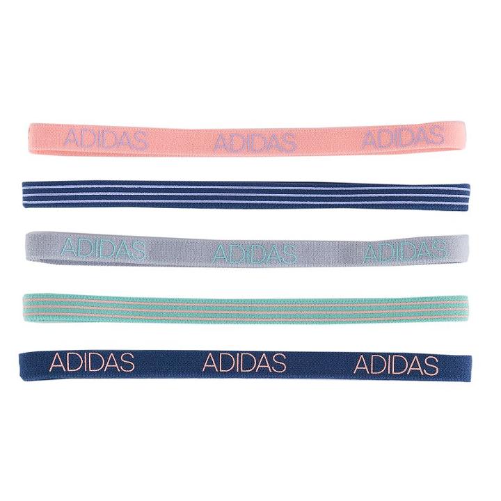 Women's Adidas Creator 5-pk. Striped & Solid Headband Set, Lt Purple