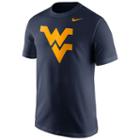 Men's Nike West Virginia Mountaineers Logo Tee, Size: Small, Blue (navy)