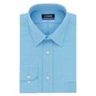 Men's Chaps Regular-fit Wrinkle-free Stretch Collar Dress Shirt, Size: 16.5-34/35, Turquoise/blue (turq/aqua)