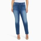 Plus Size Gloria Vanderbilt Avery High-rise Pull-on Jeans, Women's, Size: 20w Short, Blue
