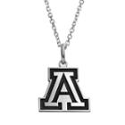 Fiora Sterling Silver Arizona Wildcats Team Logo Pendant Necklace, Women's, Size: 16, Grey